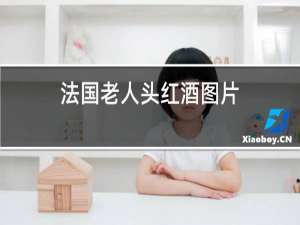 法国老人头红酒图片
