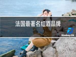 法国最著名红酒品牌