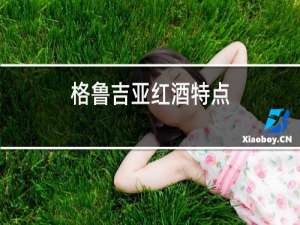 格鲁吉亚红酒特点