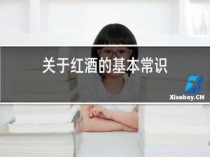 关于红酒的基本常识