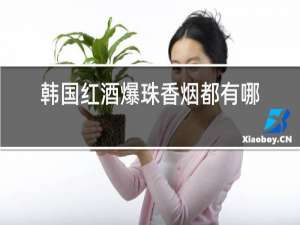 韩国红酒爆珠香烟都有哪些