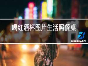 喝红酒杯图片生活照餐桌