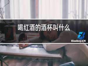 喝红酒的酒杯叫什么