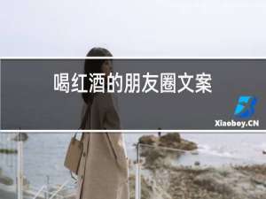 喝红酒的朋友圈文案