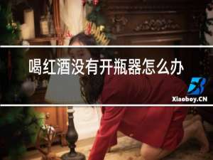 喝红酒没有开瓶器怎么办