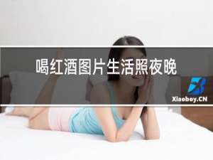 喝红酒图片生活照夜晚