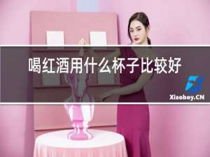 喝红酒用什么杯子比较好