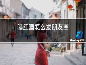 喝红酒怎么发朋友圈