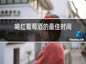 喝红葡萄酒的最佳时间