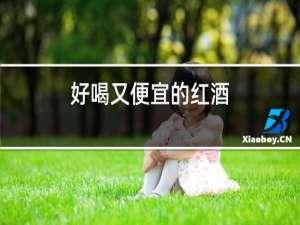 好喝又便宜的红酒