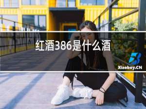 红酒386是什么酒