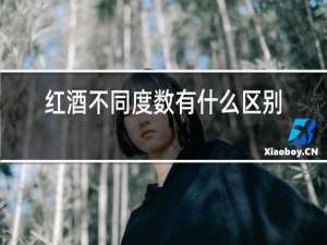 红酒不同度数有什么区别