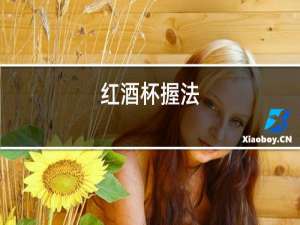 红酒杯握法