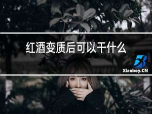 红酒变质后可以干什么