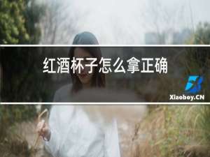 红酒杯子怎么拿正确