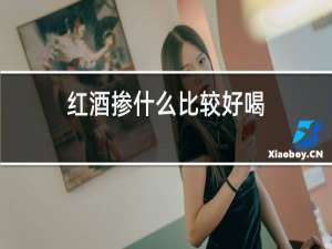 红酒掺什么比较好喝