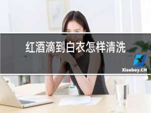 红酒滴到白衣怎样清洗