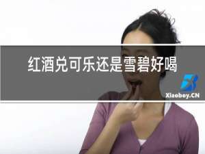 红酒兑可乐还是雪碧好喝