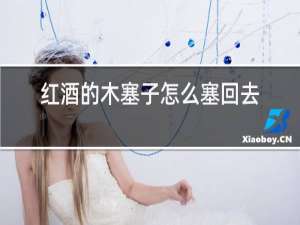 红酒的木塞子怎么塞回去