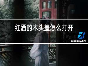 红酒的木头盖怎么打开