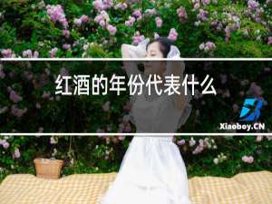 红酒的年份代表什么