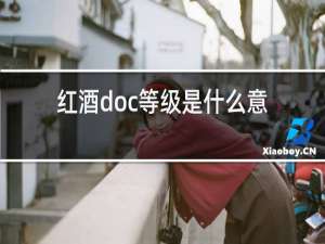 红酒doc等级是什么意思