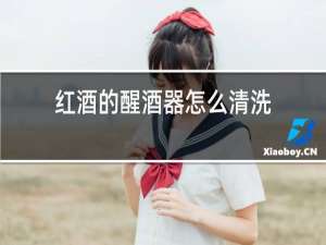 红酒的醒酒器怎么清洗