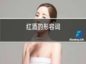 红酒的形容词