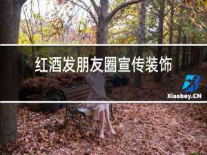 红酒发朋友圈宣传装饰