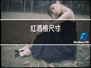 红酒格尺寸