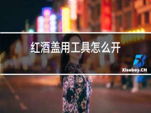 红酒盖用工具怎么开