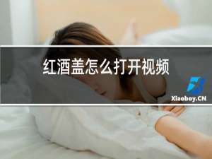 红酒盖怎么打开视频