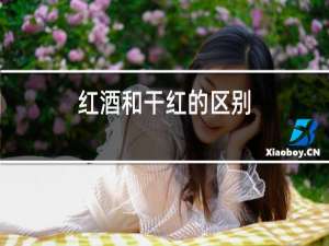 红酒和干红的区别