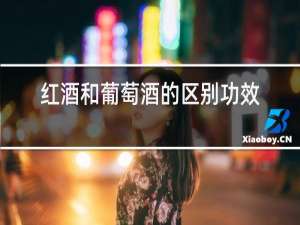 红酒和葡萄酒的区别功效