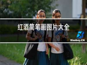红酒简笔画图片大全