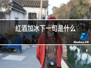红酒加冰下一句是什么