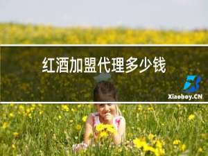 红酒加盟代理多少钱