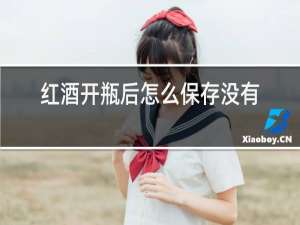 红酒开瓶后怎么保存没有喝完的