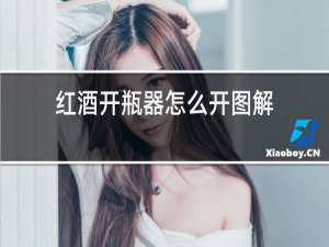 红酒开瓶器怎么开图解