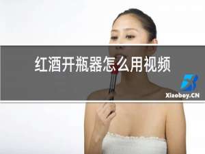 红酒开瓶器怎么用视频