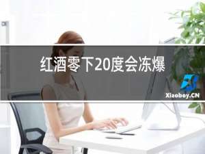 红酒零下20度会冻爆