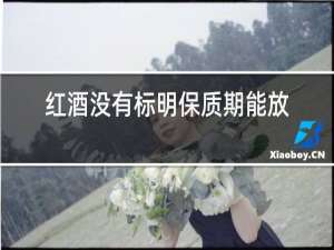红酒没有标明保质期能放多久