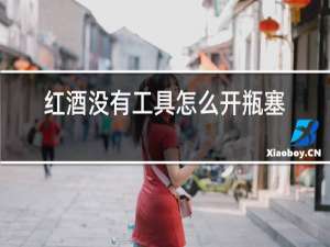 红酒没有工具怎么开瓶塞