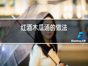 红酒木瓜汤的做法