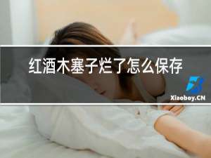 红酒木塞子烂了怎么保存