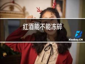 红酒能不能冻碎