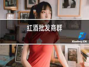 红酒批发商群