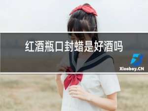 红酒瓶口封蜡是好酒吗