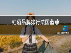 红酒品牌排行法国蓝菲