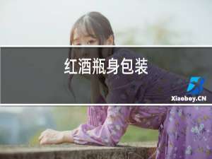 红酒瓶身包装